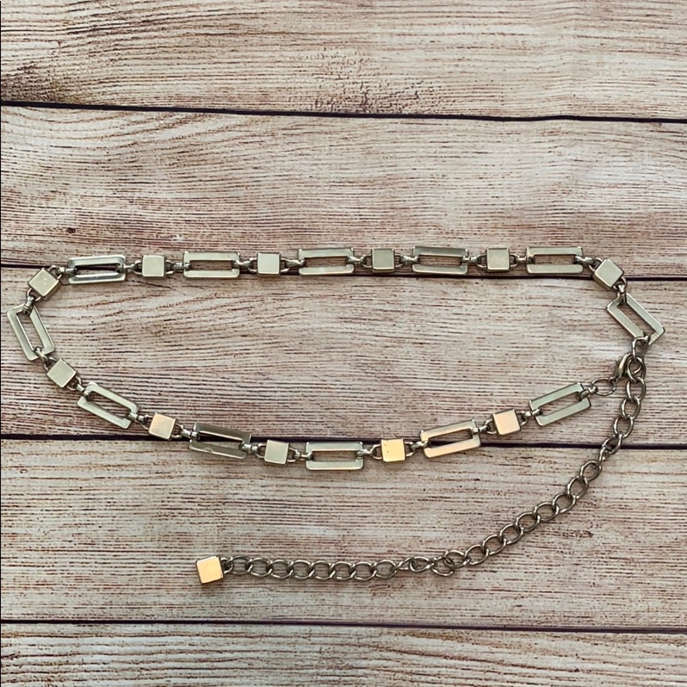 Sale 3 for $15 BCBG Silver Chain Link Belt